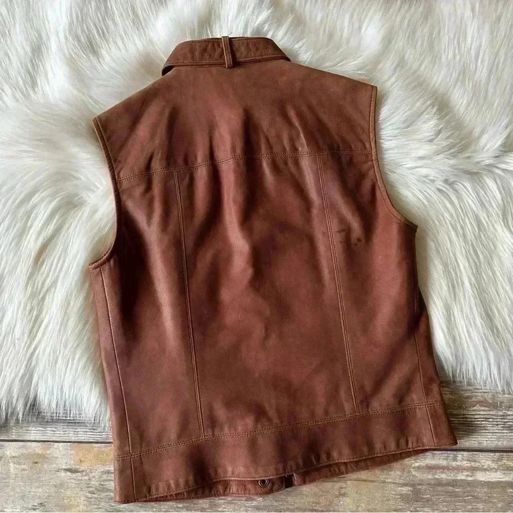 Korks Michael Kors Genuine Leather Vest - Picture 4 of 8